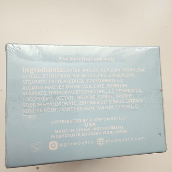 GLOW ON 5TH REFRESH RESET Brightening Mud Mask GLAM SKIN BEAUTY HYDRATING NEW = - Picture 4 of 6